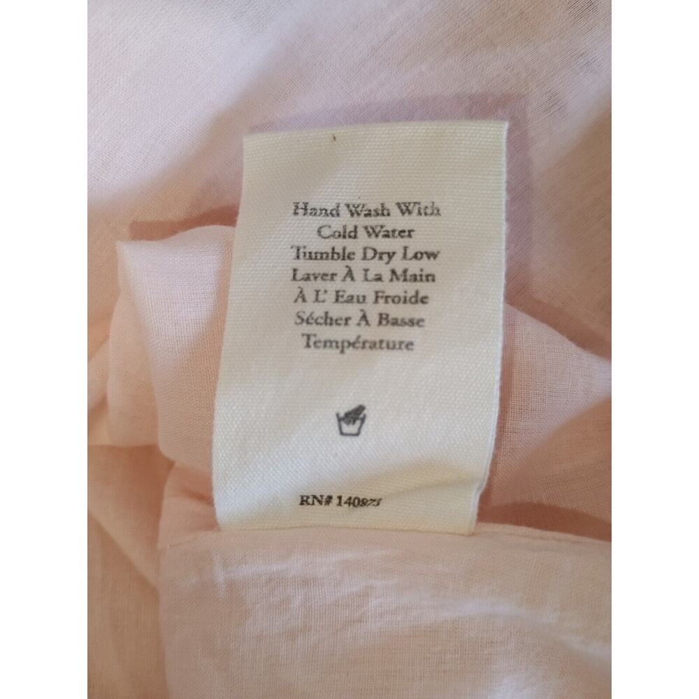 LoveShackFancy Crissilda Dress Pink Parfait Eyelet Maxi Dress Small NWT - Picture 7 of 7